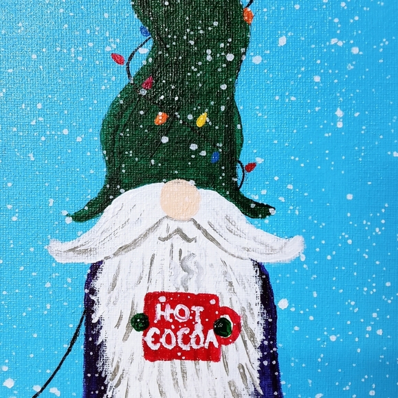 Christmas gnome painting - Picture 3 of 5